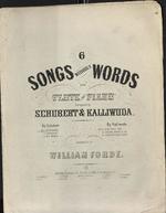 [1844] 6 Songs without words for flute and piano composed by Schubert & Kalliwoda, no. 1. Barcarolle.